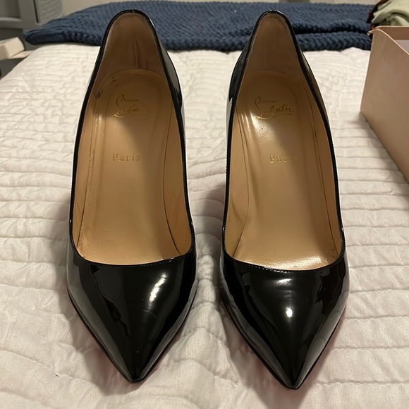 Louboutin Pigalle Follies 85 size 41 - patent black